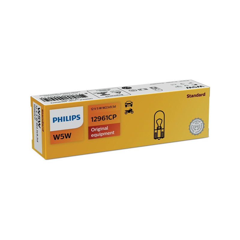 Lyspære, parklys PHILIPS 12961CP 10pk